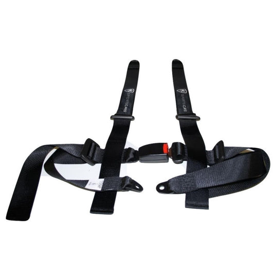 MK Sportscars Bolt In 4 Point 2" Harness (Black)