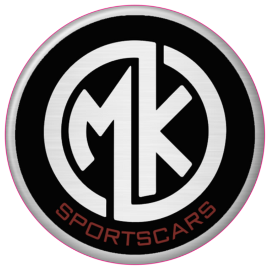 MK Sportscars Domed Self Adhesive Rounded Nose Cone Badge