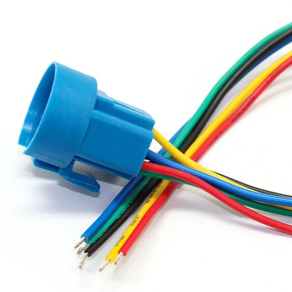 Push Button Round Switch Plug Wiring Harness (Each) – Kit Car Direct