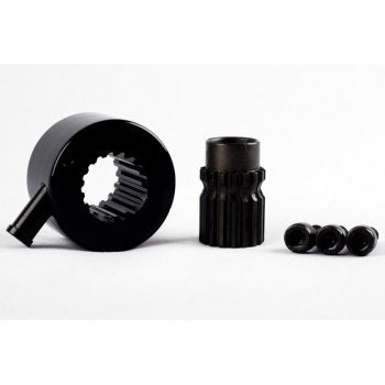 Universal Quick Release Splined Steering Hub (3 Hole) - Black