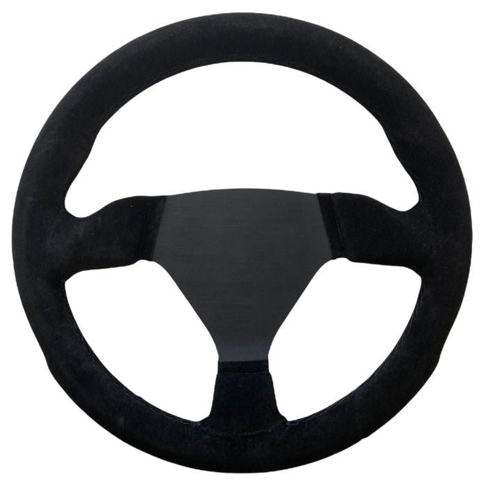 Race Steering Wheel 300mm Blank Suede