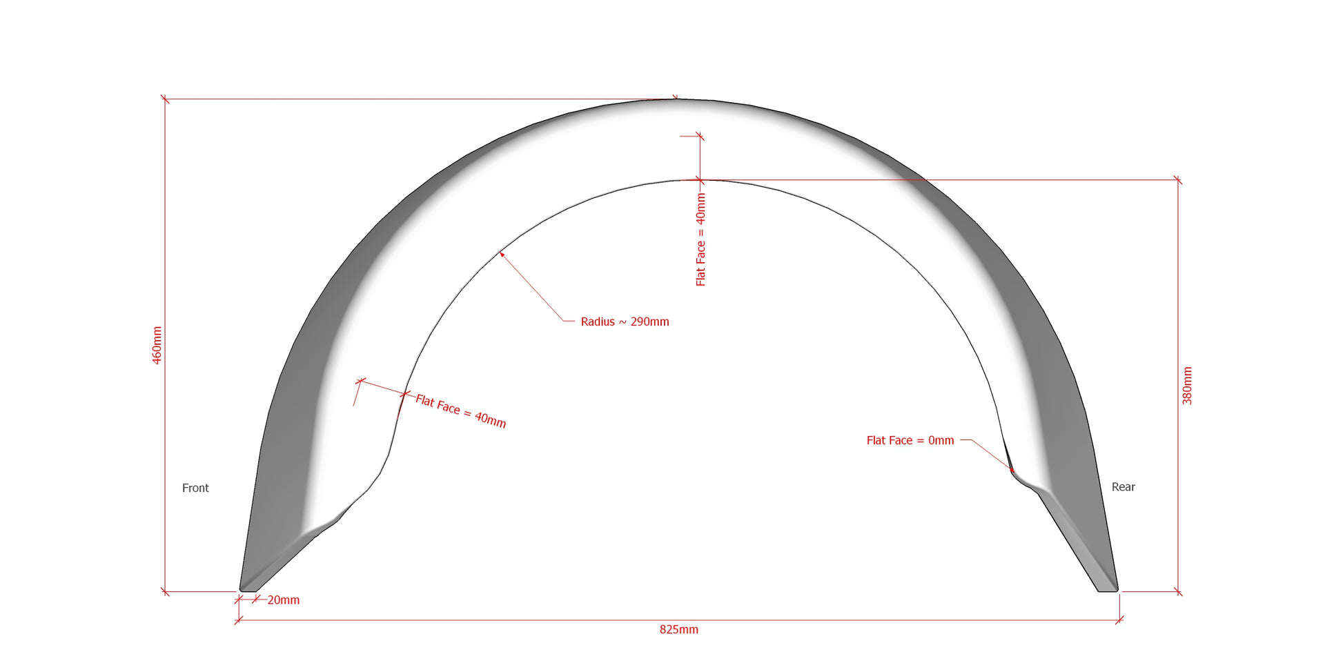Haynes Roadster Style Rear Wheel Arches GRP (Pair) – Kit Car Direct