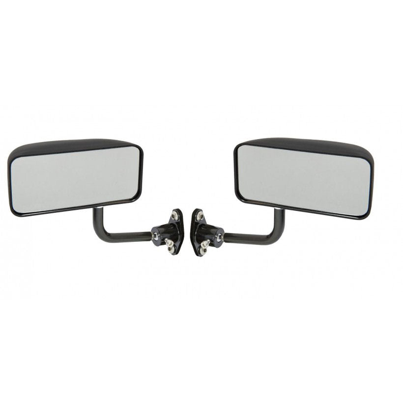 SPA Style Formula F1 Wing Mirror Black Convex - Pair