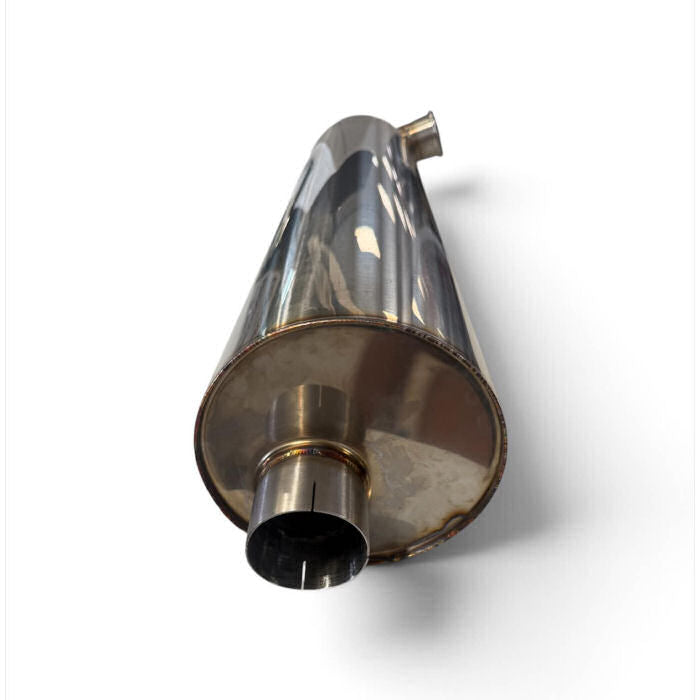 Universal 7" Stainless Steel 760mm Exhaust Silencer - 2.5" (Trackday Silencer)