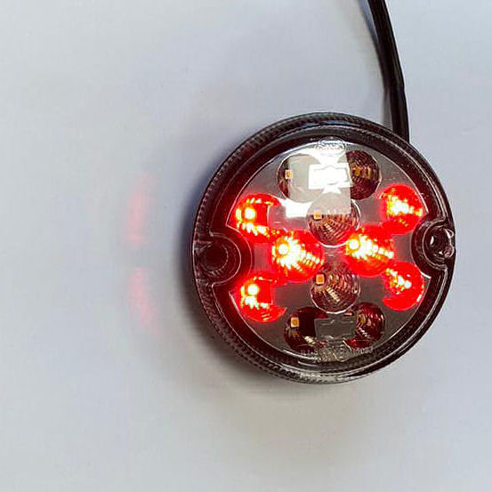 Universal 95mm Clear Stop Tail Indicator LED Rear Light - Single – Kit ...