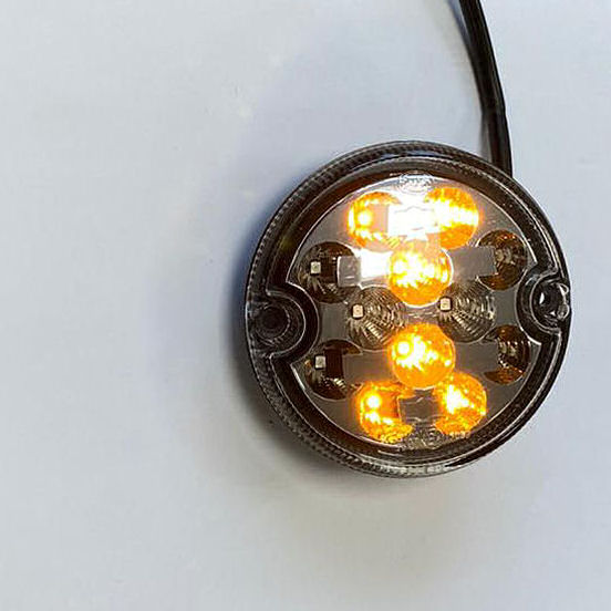 Universal 95mm Clear Stop Tail Indicator LED Rear Light - Single – Kit ...