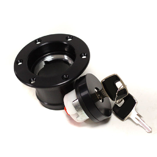 Universal Lockable Aero Fuel Cap Black